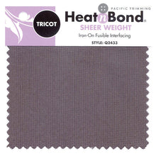Load image into Gallery viewer, HeatnBond Sheer Weight Tricot Fusible Interfacing 20&quot; Black
