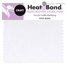 Load image into Gallery viewer, HeatnBond Craft Extra Firm Non Woven Fusible Interfacing 20&quot; White
