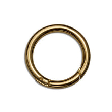 Load image into Gallery viewer, Spring Open Jump Ring Gold 2 sizes 
