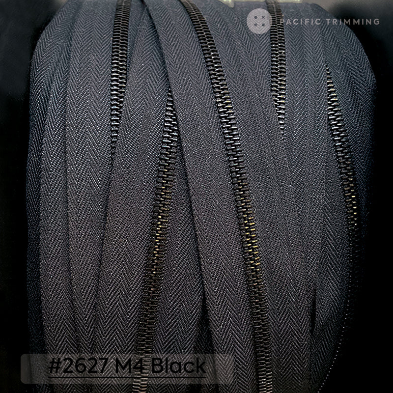 *Stock Clearance Sale* riri Zipper Continuous Chain M4 #2627 Tape with Black Teeth