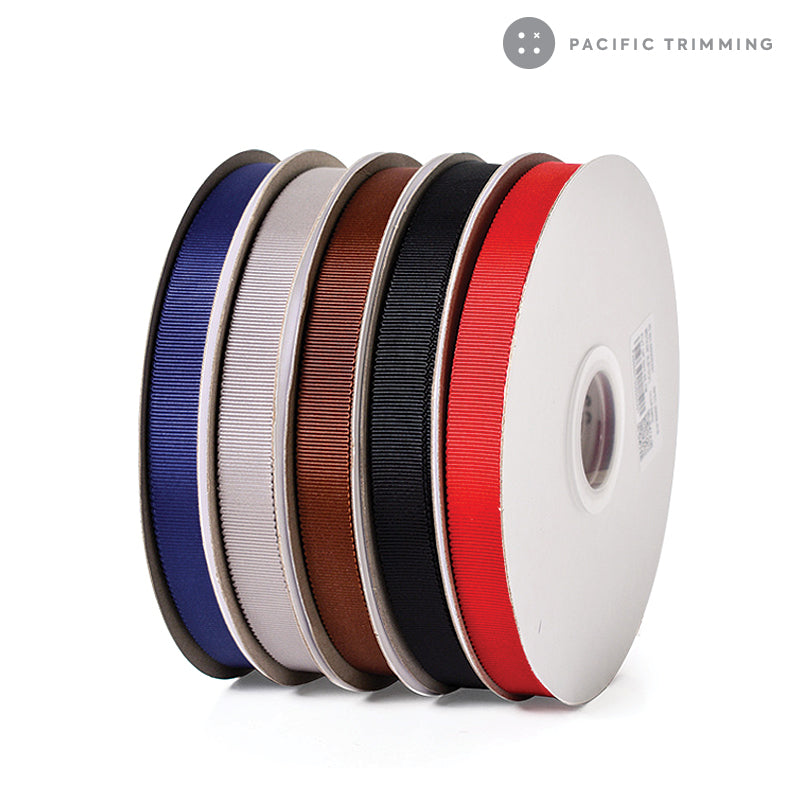Polyester Petersham Ribbon in Colors