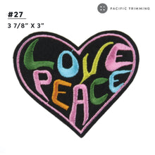 Load image into Gallery viewer, Heart Love Embroidered Iron On Patches
