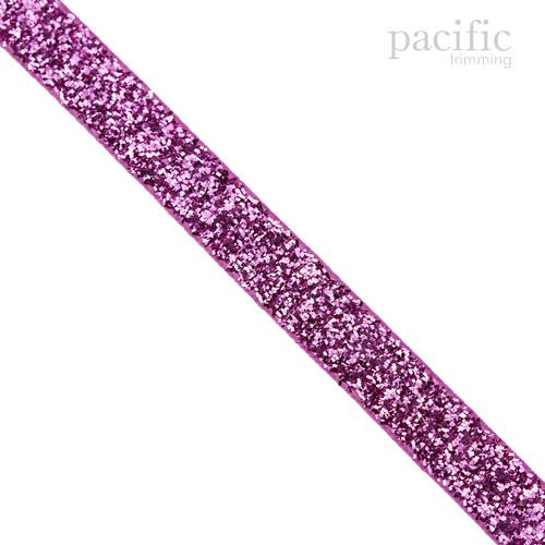 Metallic Velvet Ribbon 4 Sizes Light Pink