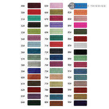 Load image into Gallery viewer, 3/4&quot; Satin Fold Over Elastic Multiple Colors
