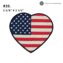 Load image into Gallery viewer, Heart Love Embroidered Iron On Patches
