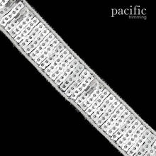 Load image into Gallery viewer, Square Sequin Trim Multiple Sizes White
