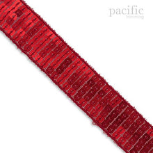 Load image into Gallery viewer, Square Sequin Trim Red Multiple Sizes
