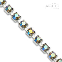 Load image into Gallery viewer, Rhinestone Chain Nickel Base AB Crystal Stone
