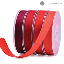 Load image into Gallery viewer, Polyester Herringbone Twill Tape White and Black
