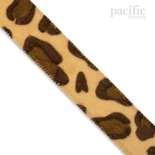 Load image into Gallery viewer, 0.88 Inch Animal Printed Trim Beige/Brown
