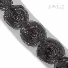 Load image into Gallery viewer, 2.75 Inch Rosette Trim Dark Gray
