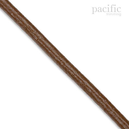 Round Leather Cord 2 Sizes Brown