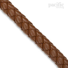 Load image into Gallery viewer, 9mm Round Leather Braid Brown
