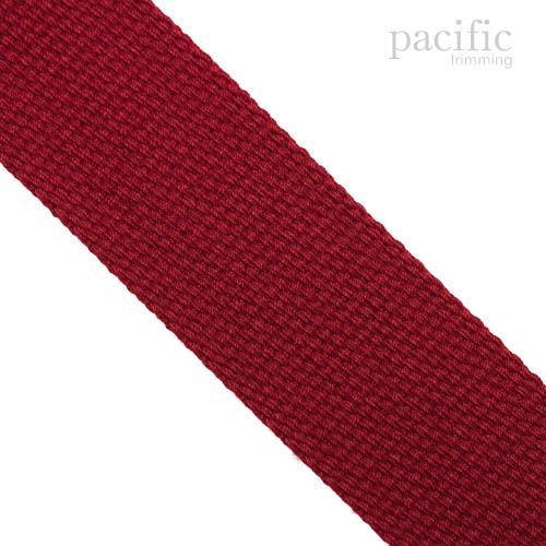 38mm Cotton Webbing Red