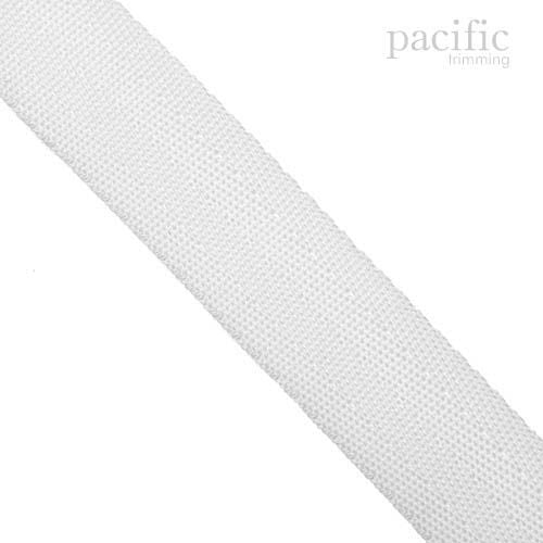 1 Inch Polyester Webbing White