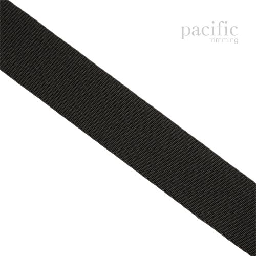 Shiny Polyester Black Webbing 4 Sizes
