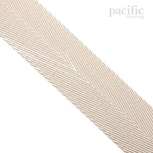 Load image into Gallery viewer, Polyester Pattern Webbing 2 Sizes Ivory
