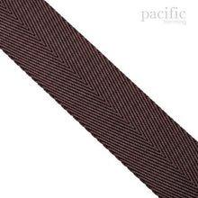 Load image into Gallery viewer, Polyester Pattern Webbing 2 Sizes Brown
