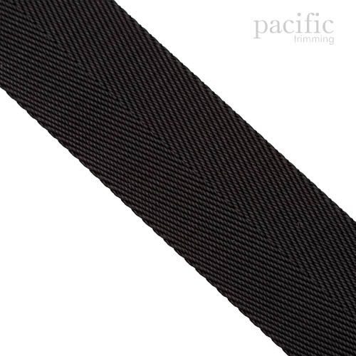 Polyester Pattern Webbing 2 Sizes Black