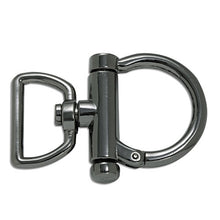 Load image into Gallery viewer, 1 Inch Open Swivel Snap Gunmetal 
