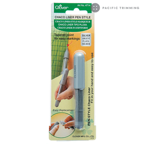 Clover Chaco Liner Pen Style (Silver)