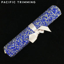 Load image into Gallery viewer, 9.25 Inch Rhinestone Sheet Royal Blue/Silver
