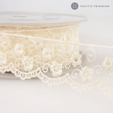 Load image into Gallery viewer, Premium Quality 1 3/8&quot;, 2 3/4&quot; Flower Embroidered Lace
