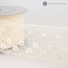 Load image into Gallery viewer, Premium Quality 1 3/8&quot;, 2 3/4&quot; Flower Embroidered Lace
