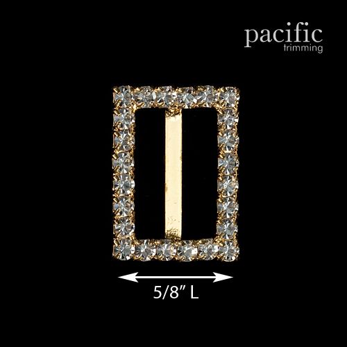 Ruby Slider Rectangular Rectangle Rhinestone Slider : 530039 (2 Colors Available) – Pacific ...