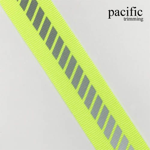 1 Inch Neon Light Reflective Tape Yellow