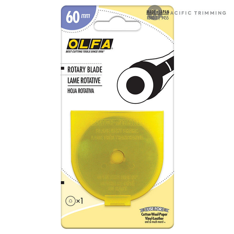 Olfa 60mm Tungsten Steel Rotary Cutter Blade