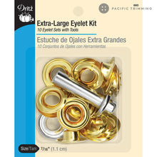 Load image into Gallery viewer, Dritz 7/16″ Extra Large Eyelets &amp; Tools
