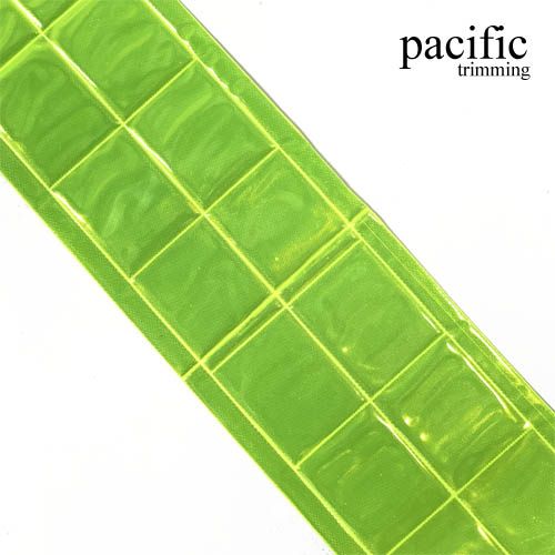 2 Inch Reflective Vinyl Tape Neon Green