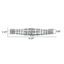 Load image into Gallery viewer, 0.44 Inch Rhinestone Connector Crystal/Silver
