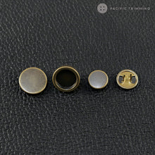 Load image into Gallery viewer, Cobrax Zero Snap Fastener Button Antique Brass
