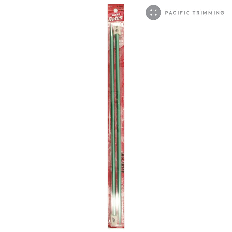 Susan Bates 14" Aluminum Single Point Knitting Needles Multiple Sizes