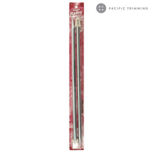 Load image into Gallery viewer, Susan Bates 14&quot; Aluminum Single Point Knitting Needles Multiple Sizes
