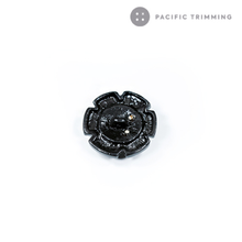 Load image into Gallery viewer, Flower Shape Acrylic Glass Rhinestone Button BU190797
