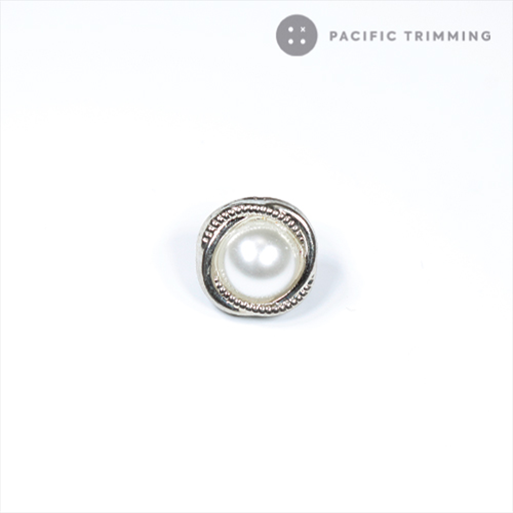 Faux Pearl Shank Button BUC19005