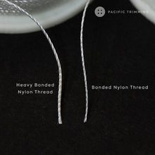 Load image into Gallery viewer, Heavy Bonded Nylon Thread Compare Bonded Nylon Thread
