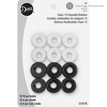 Load image into Gallery viewer, Dritz Class 15 Reusable Bobbins
