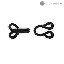 Load image into Gallery viewer, Dritz Covered Hooks &amp; Eyes Black
