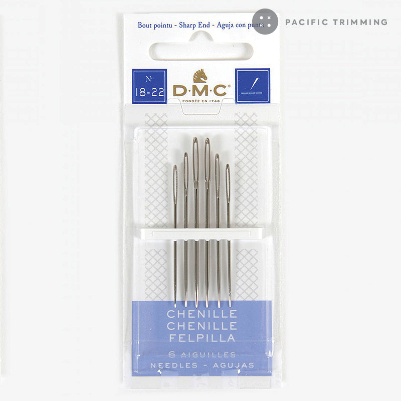 DMC Chenille Needles Size 18 - 22