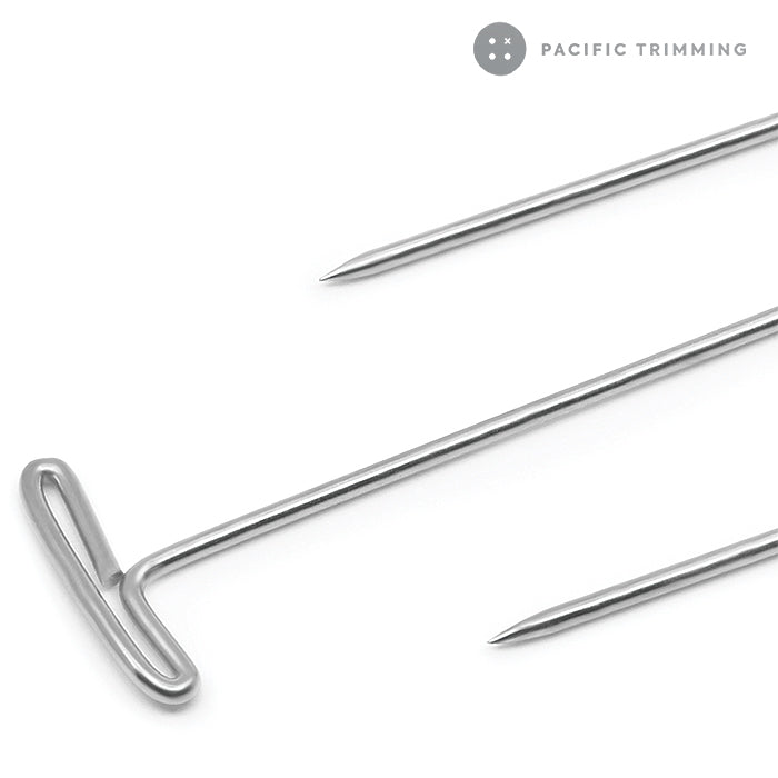 Dritz Steel T-pins Size 1-inch, 1-1/2-inch, 1-1/4-inch or 1-3/4