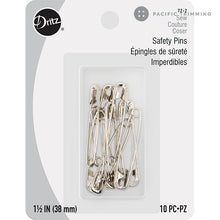 Load image into Gallery viewer, Dritz 1 1/2 Inch Safety Pins - 10pc
