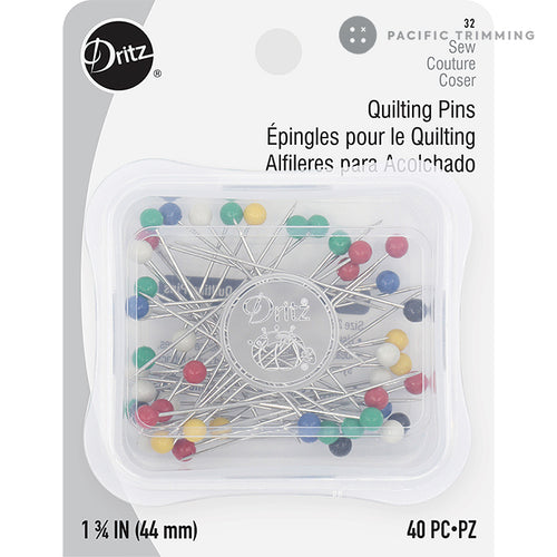 Dritz 1 3/4 Inch Quilting Pins - 40pc