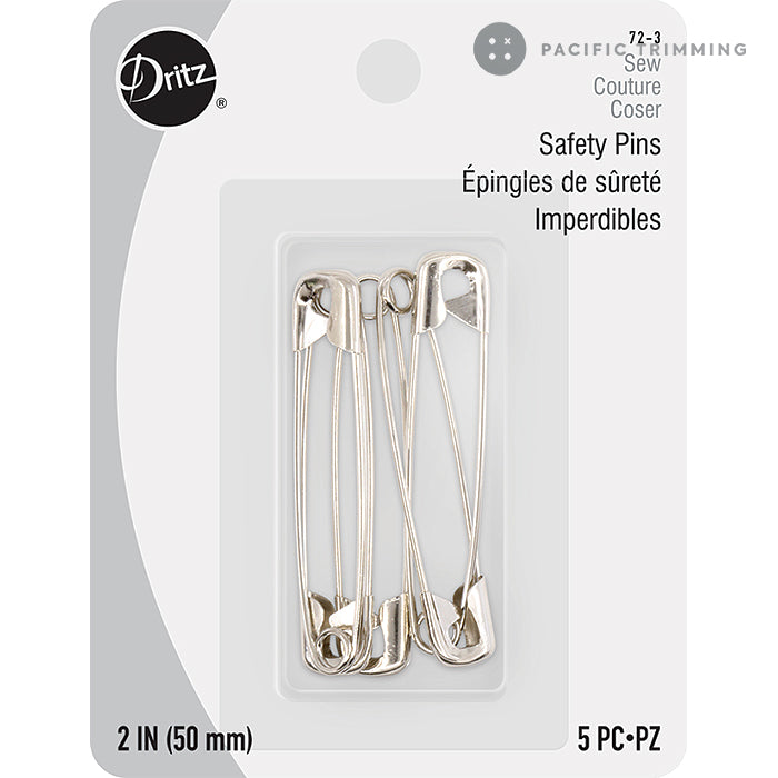 Dritz Safety Pins, Assorted Sizes, 50 pc by Dritz