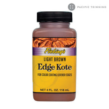 Load image into Gallery viewer, Fiebing&#39;s Edge Kote Multiple Colors 4oz Light Brown

