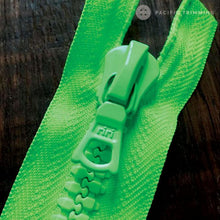 Load image into Gallery viewer, riri Flach Puller with Universal Body Slider for Plastic Teeth Zipper (Decor E, Aquazip)
