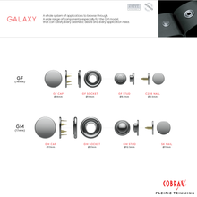 Load image into Gallery viewer, Cobrax Galaxy Snap Fastener Button Description
